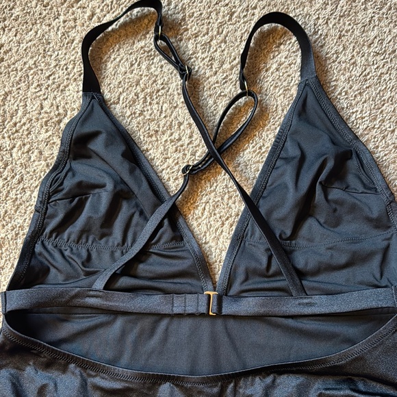 Victoria's Secret Black One Piece with Silver Trim - Picture 2 of 8